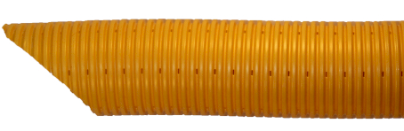 Rohr gelb PVC gelocht 2